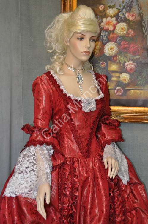 Costume Dama Veneziana tipica del 700 Carnevale (11)