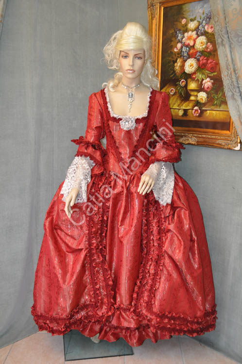Costume Dama Veneziana tipica del 700 Carnevale (14)