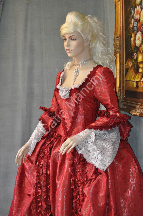 Costume Dama Veneziana tipica del 700 Carnevale (4)