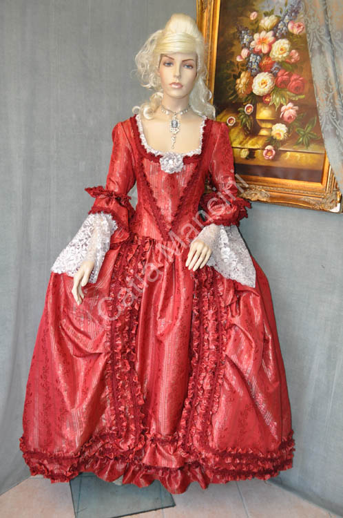 Costume Dama Veneziana tipica del 700 Carnevale (5)