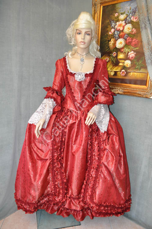 Costume Dama Veneziana tipica del 700 Carnevale (9)