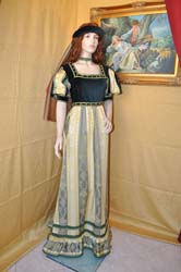 Abito Femminile del Medioevo 1400 (14)